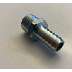 Slangestuds 10 mm med URG 3/8" x 3/8"