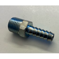 Slangestuds 6 mm med URG 1/4" x 1/4"