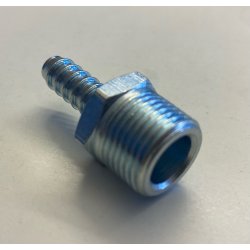 Slangestuds 6 mm med URG 3/8" x 1/4"