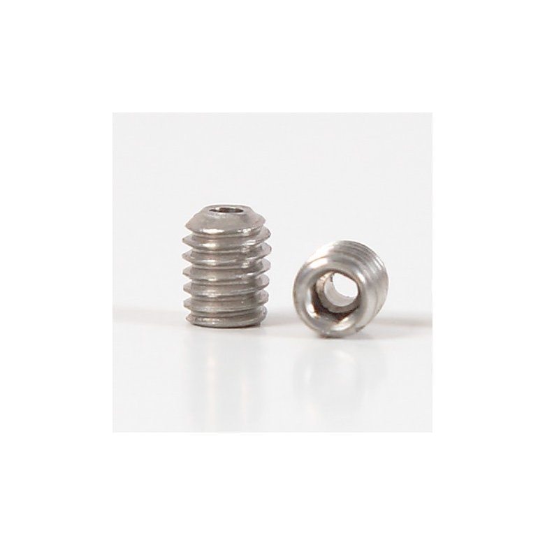 Dyseindsats stl M5 - hul 1,70 mm underforsnket