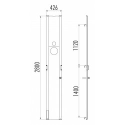 HAILO Adgangsbarriere til facadestige alu (6064201)