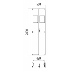 HAILO Dr til facadestiger alu (6069301)