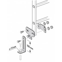 HAILO Bundbeslag stl galv. til facadestige (6004891)