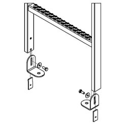 HAILO Bundbeslag rustfrit stl til facadestige - universal (9696091)