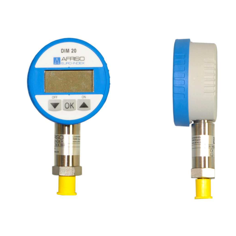Digitalt manometer stationrt 75 3/8" 0-2,5 bar