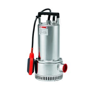 Drain 100 SS 304, pumpe for drn- og regnvand m/flyder