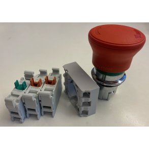 Ndstop, komplet med boks.