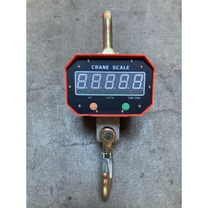 *UDLEJNING* Elektronisk kranvgt 2 tons