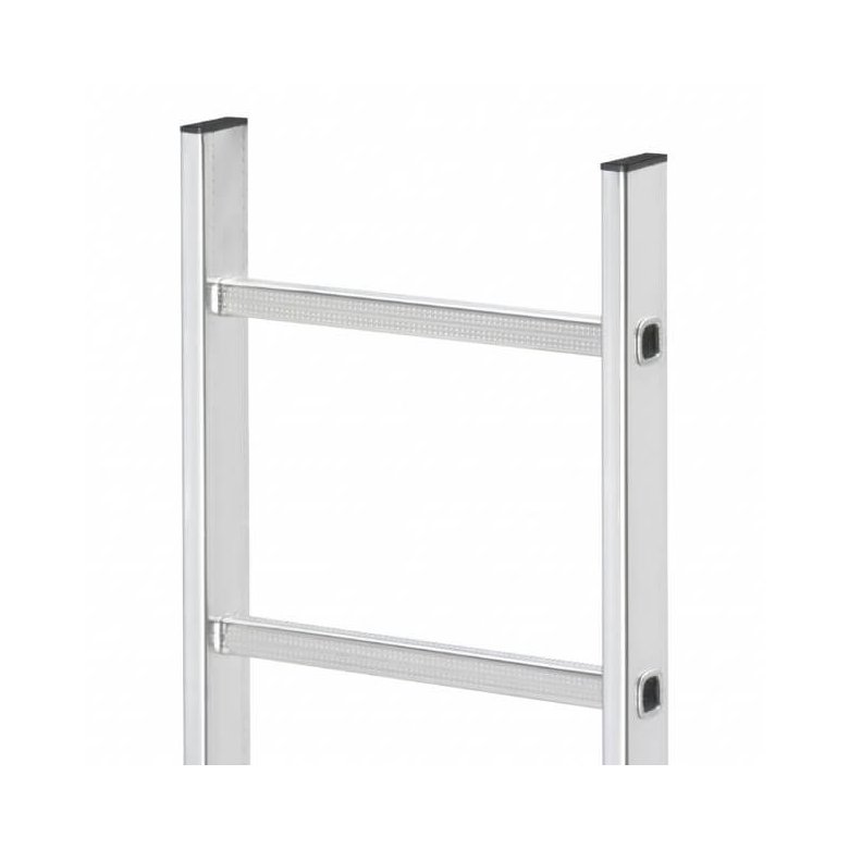 HAILO Fastmonteret facadestige alu - 2520 mm/9 trin (6050091)
