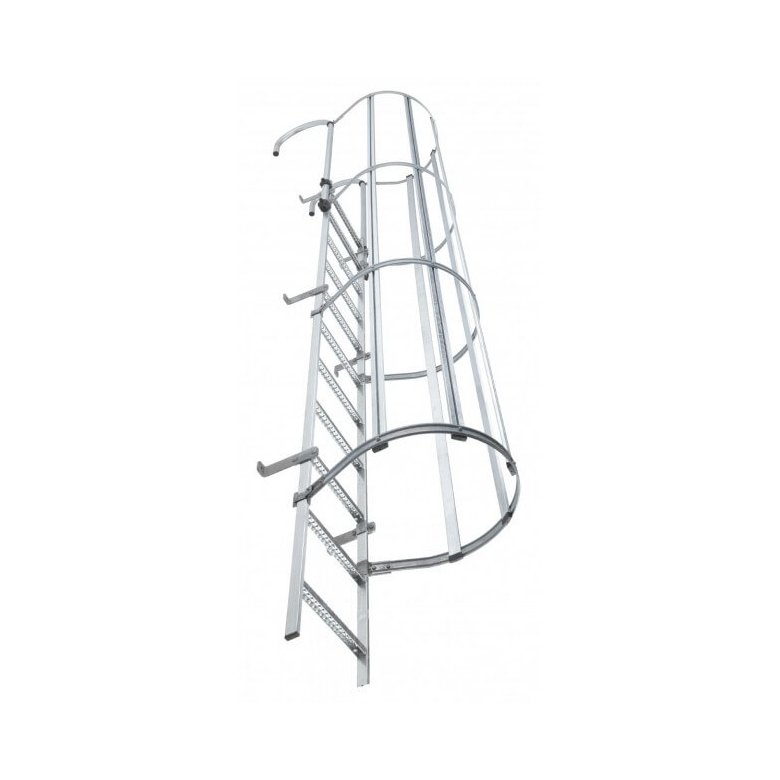 HAILO Facadestige stl galv. med rygbjle - 4480 mm/16 trin (9647162)