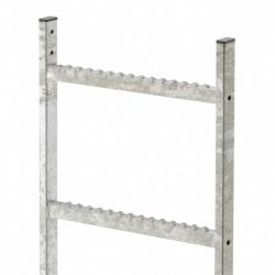 HAILO Facadestige stl galv. med rygbjle - 3920 mm/14 trin (9647142)