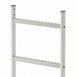 HAILO Fastmonteret facadestige rustfrit stl - 8680 mm/31 trin (9652311)