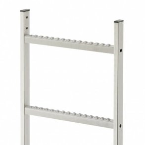 HAILO Fastmonteret facadestige rustfrit stl - 7000 mm/25 trin (9652251)