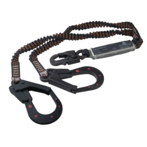 Falddmpningsline elektrisk isoleret AN245200PRR med karabin og to kroge - 1,4-2 m