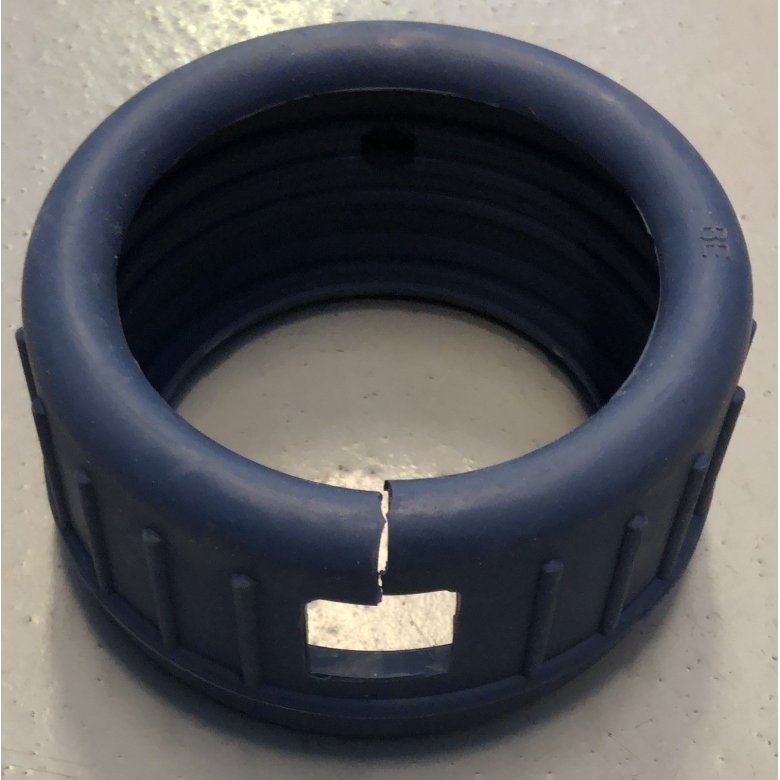 Gummikappe kraftig model 100 mm (bl)