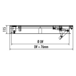 HAILO HS12-R dksel - 1200 mm