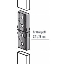 HAILO Samlestykke til facadestiger i alu - indvendig (6006331)