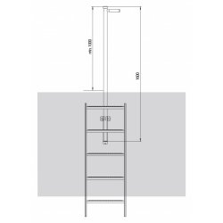 HAILO Udstigningssrr med hndtag - 50 x 50 mm (9699091)