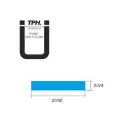 Hydrotite QG ekspansionsgummi flad 4 mm x 20 mm - 20 m