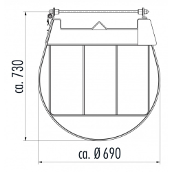 HAILO Lge til bundsikring af facadestige - hjresving (6063391)
