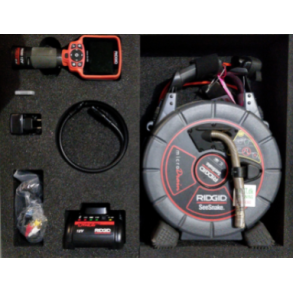 *UDLEJNING* Kloak-tv med 22 mm kamera, monitor og 10-20m rrl