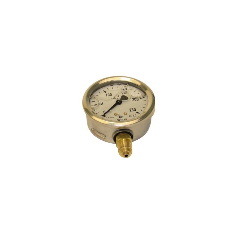 Manometer 63 1/4" 0-25 bar