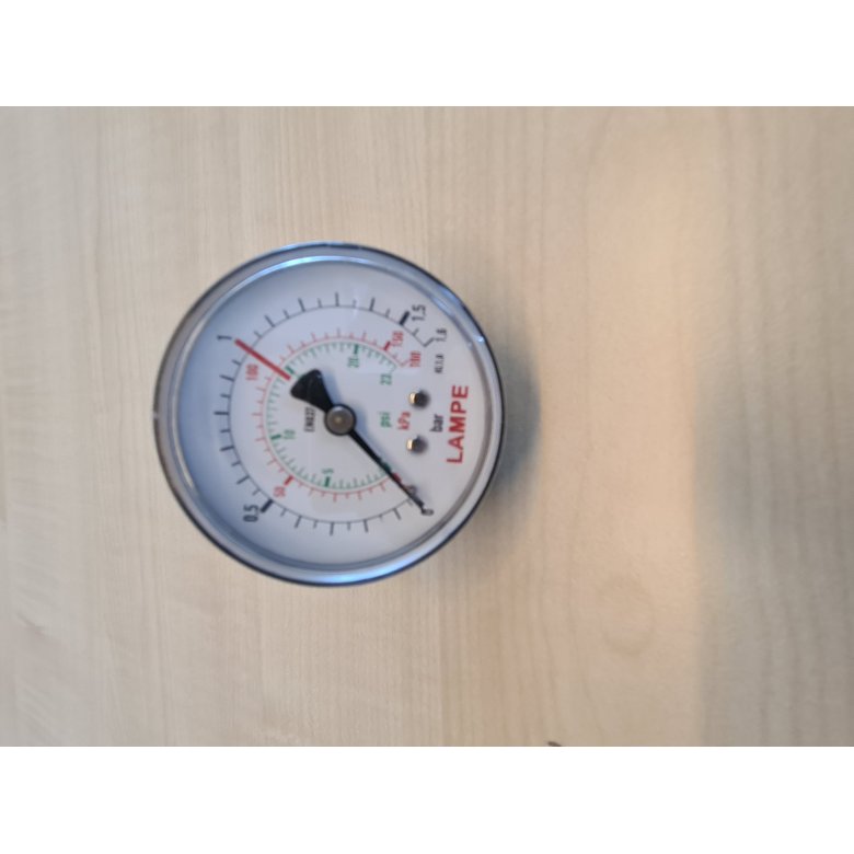 Manometer 63 1/4" 1 bar LAMPE
