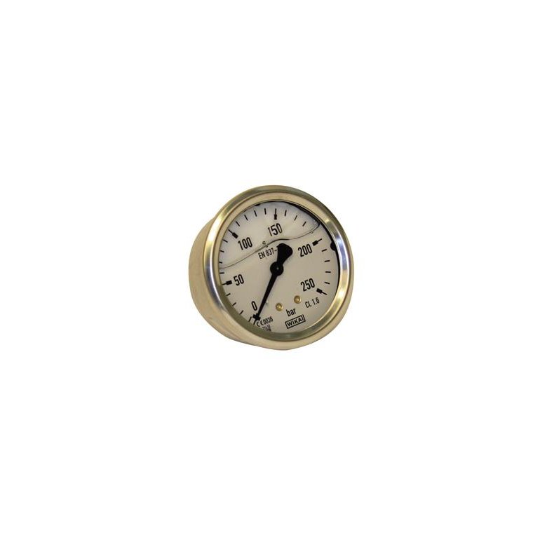 Manometer 63 1/4" 0-250 bar