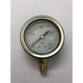 Manometer til Rotte-Stop-Prop trykspand 63 0-1,6 bar