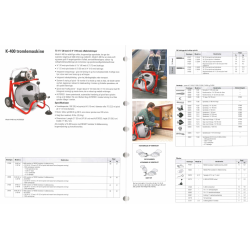 RIDGID K-400 AF Tromlemaskine med 12 mm wire