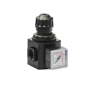 Reduktionsventil med manometer (regulering) 1/2-3/8