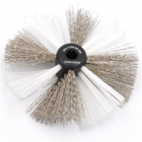 Rensebrste med wireindlg 75 - 8 mm