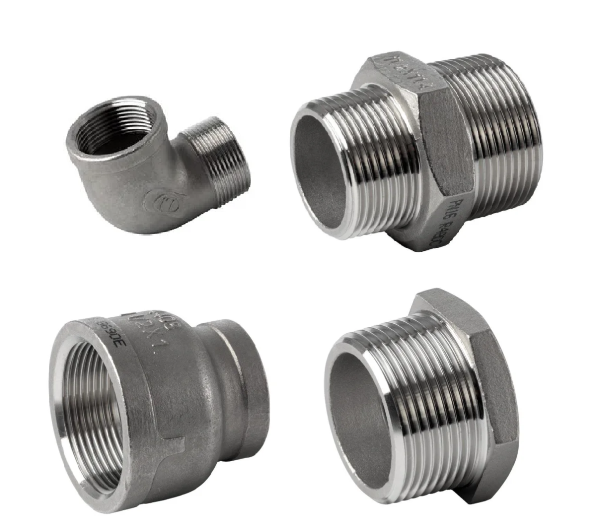 Overgange og Slangestuds mm. med rørgevind - Kloakshop.dk