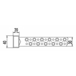 HAILO Skaktstige stl galv. - 300 x 1400 mm/5 trin (9623051)