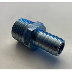 Slangestuds 12 mm med URG 1/2" x 1/2"