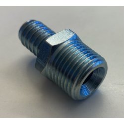 Slangestuds 12 mm med URG 1/2" x 1/2"