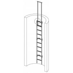 HAILO Udstigningshndtag dobbelt rustfrit stl - 300 mm (9633011)