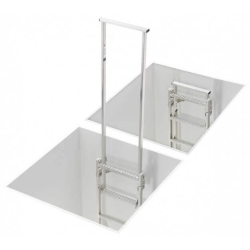 HAILO Udstigningshndtag dobbelt rustfrit stl - 300 mm (9633011)