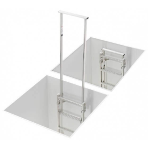 HAILO Udstigningshndtag dobbelt rustfrit stl - 300 mm (9633011)