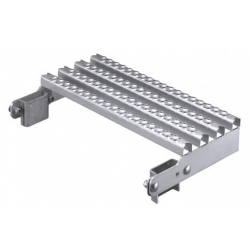 HAILO Udstigningstrin til facadestige i alu - 72 x 25 mm (6011691)