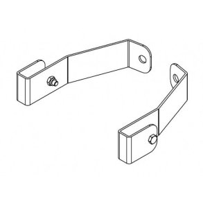 HAILO Vgbeslag til skaktstiger i rustfrit stl 304 - 150 mm (9696501)