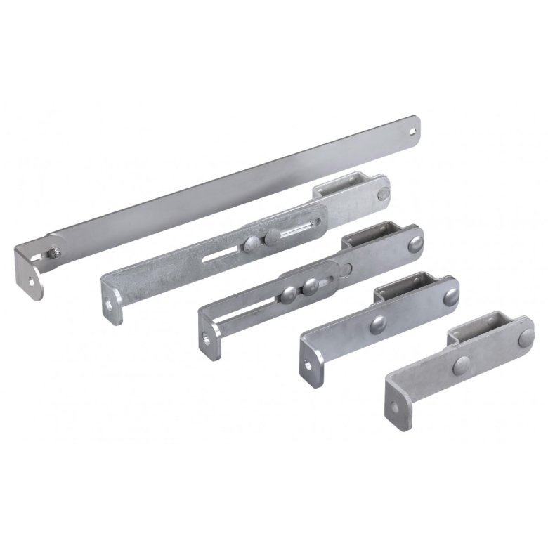 HAILO Vgbeslag til facadestiger i alu - 215 mm (6062601)