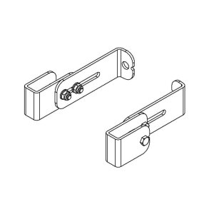HAILO Vgbeslag til skaktstiger i glasfiber - 120-150 mm (9696635)