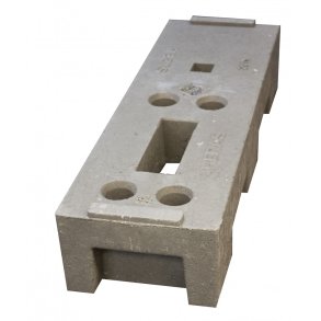 *UDLEJNING* Plastikfod/Gummiklods til hegn