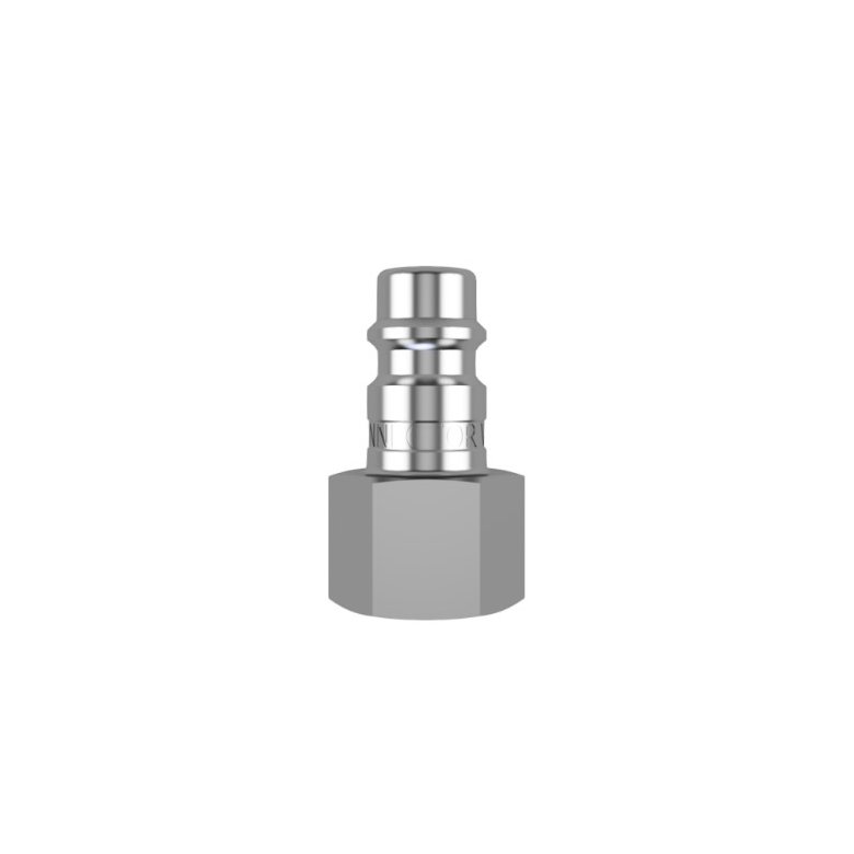 Nippel 6-kant 1/4" indvendig gevind