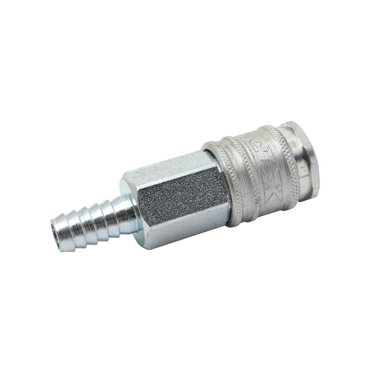 Trykluftskobling 3/8" slangestuds til hun lynkobling