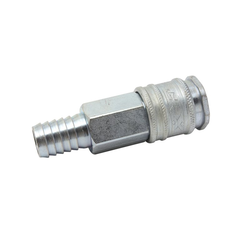 Trykluftskobling 1/2" slangestuds til hun lynkobling