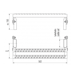 HAILO Udstigningtrin  i stl. - 365mm  (6009931)