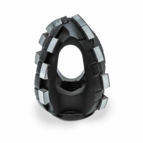 Cutterhoved, gennemsigtig m. 3/8