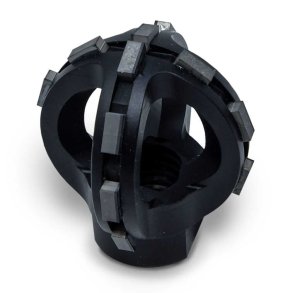 Cutterhoved, gennemsigtig m. 3/8